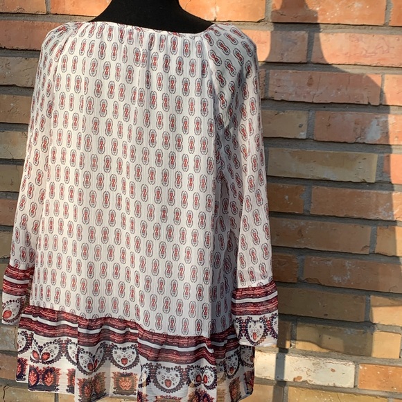 🍀NWOT St Johns Bay peasant style top Sz L - Picture 5 of 8